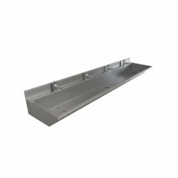 Lavatório Coletivo Com 4 Torneiras 2,00m - Construinox